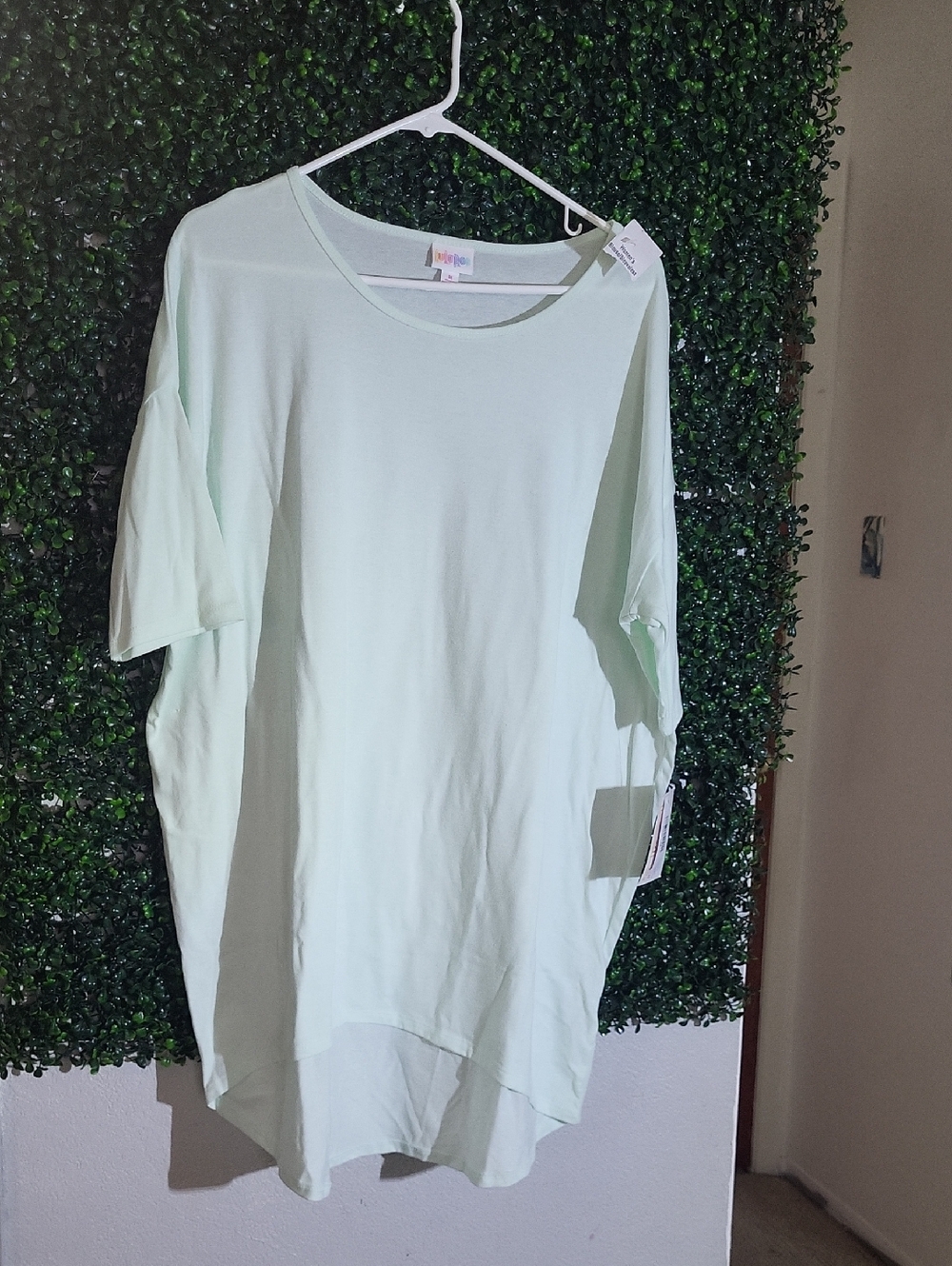 LuLaRoe Light Mint Oversized Tunic Top